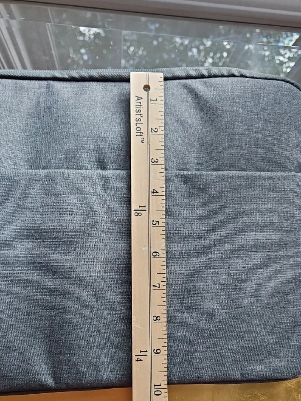 Gray Laptop Sleeve Bag with Dual Front Pockets